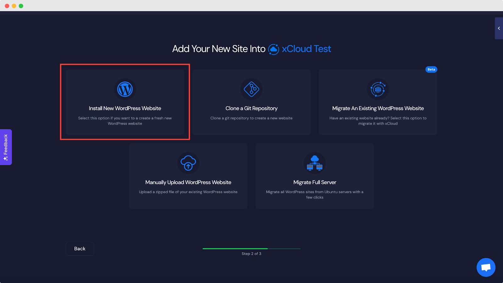 install-new-wordpress-site