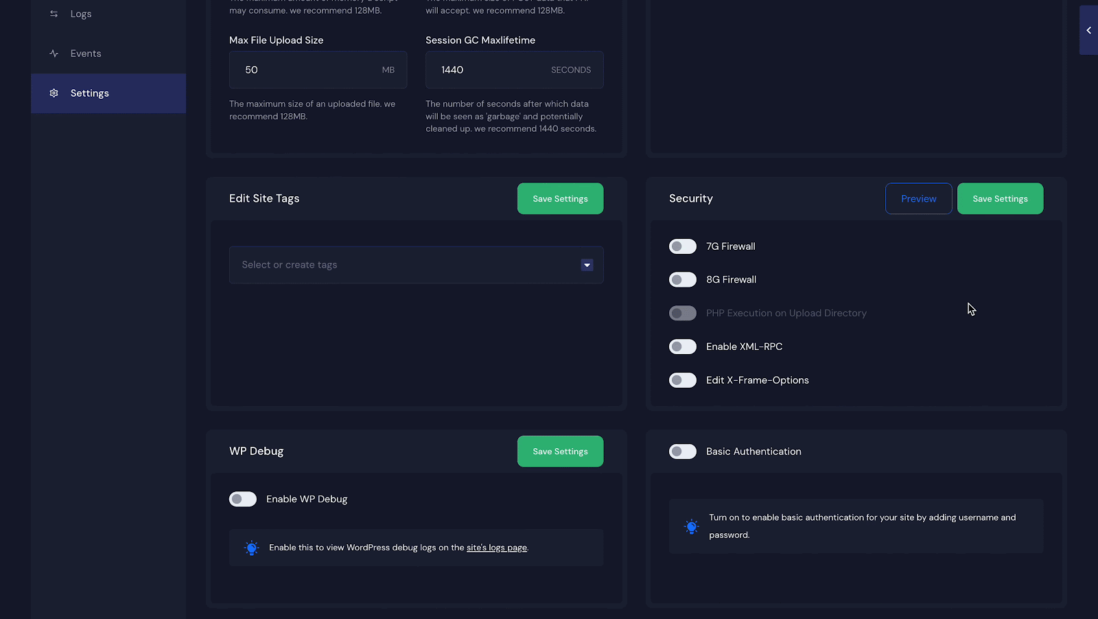 OpenLiteSpeed Server in xCloud