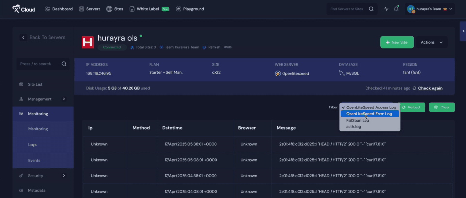 WP Fail2Ban with xCloud