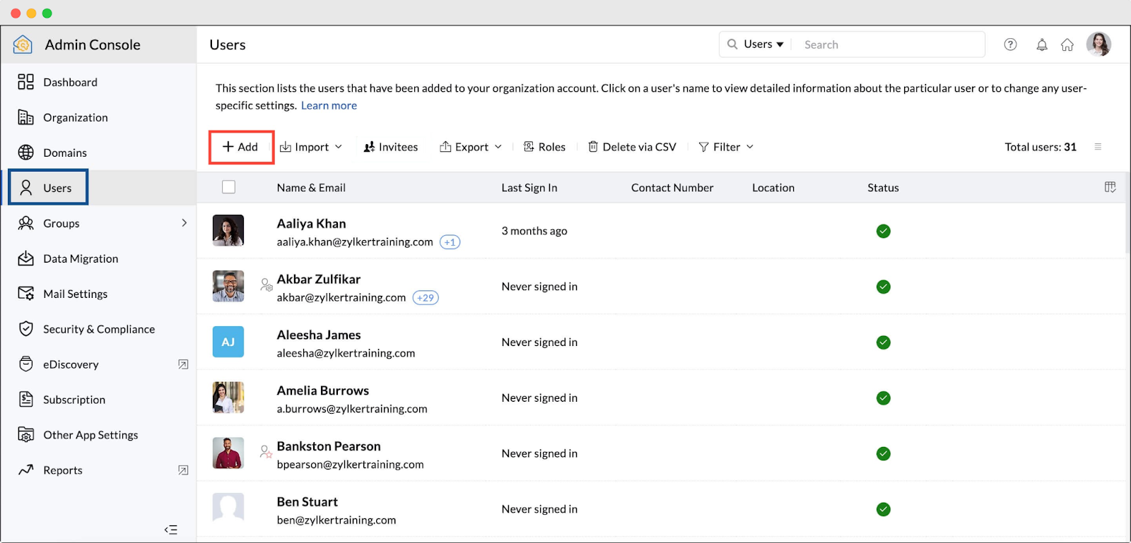Zoho Mail With WordPress