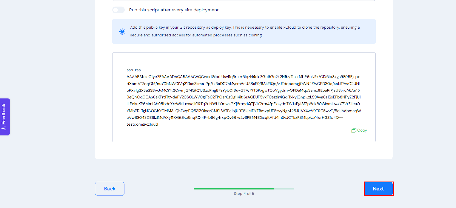 Deploy Custom PHP Application