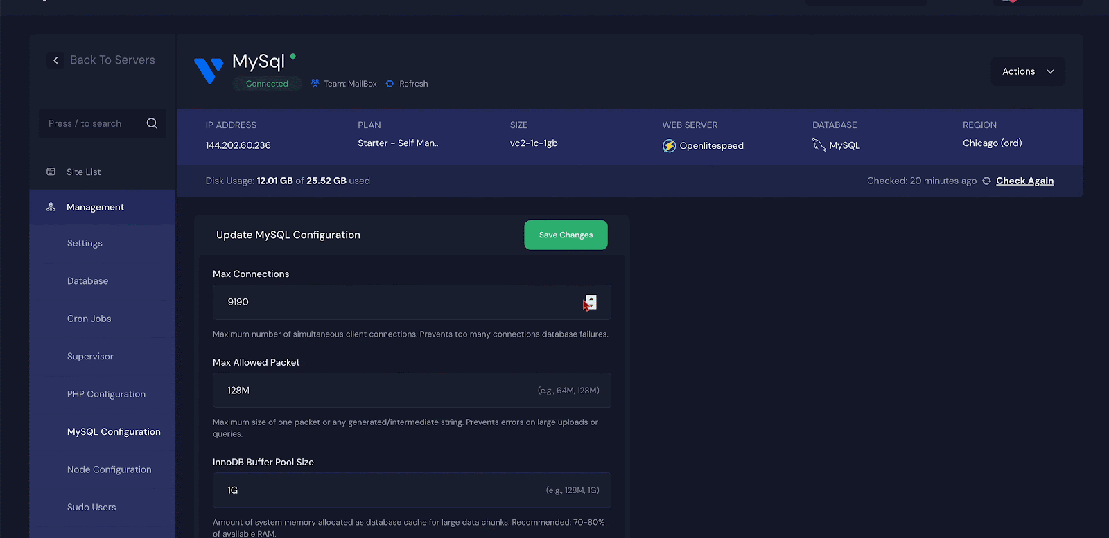 Configure MySQL and MariaDB