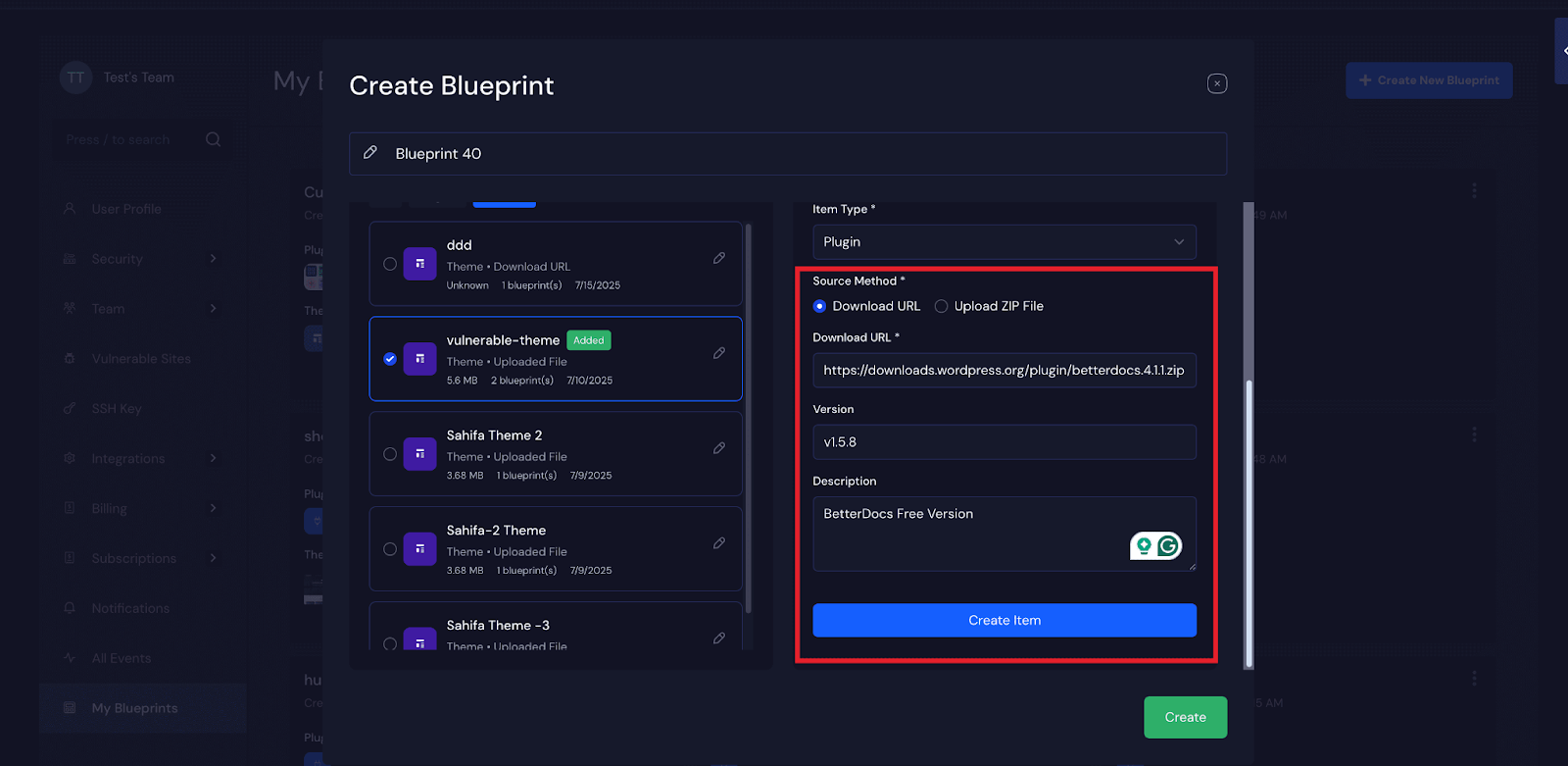 Create a Custom Blueprint 