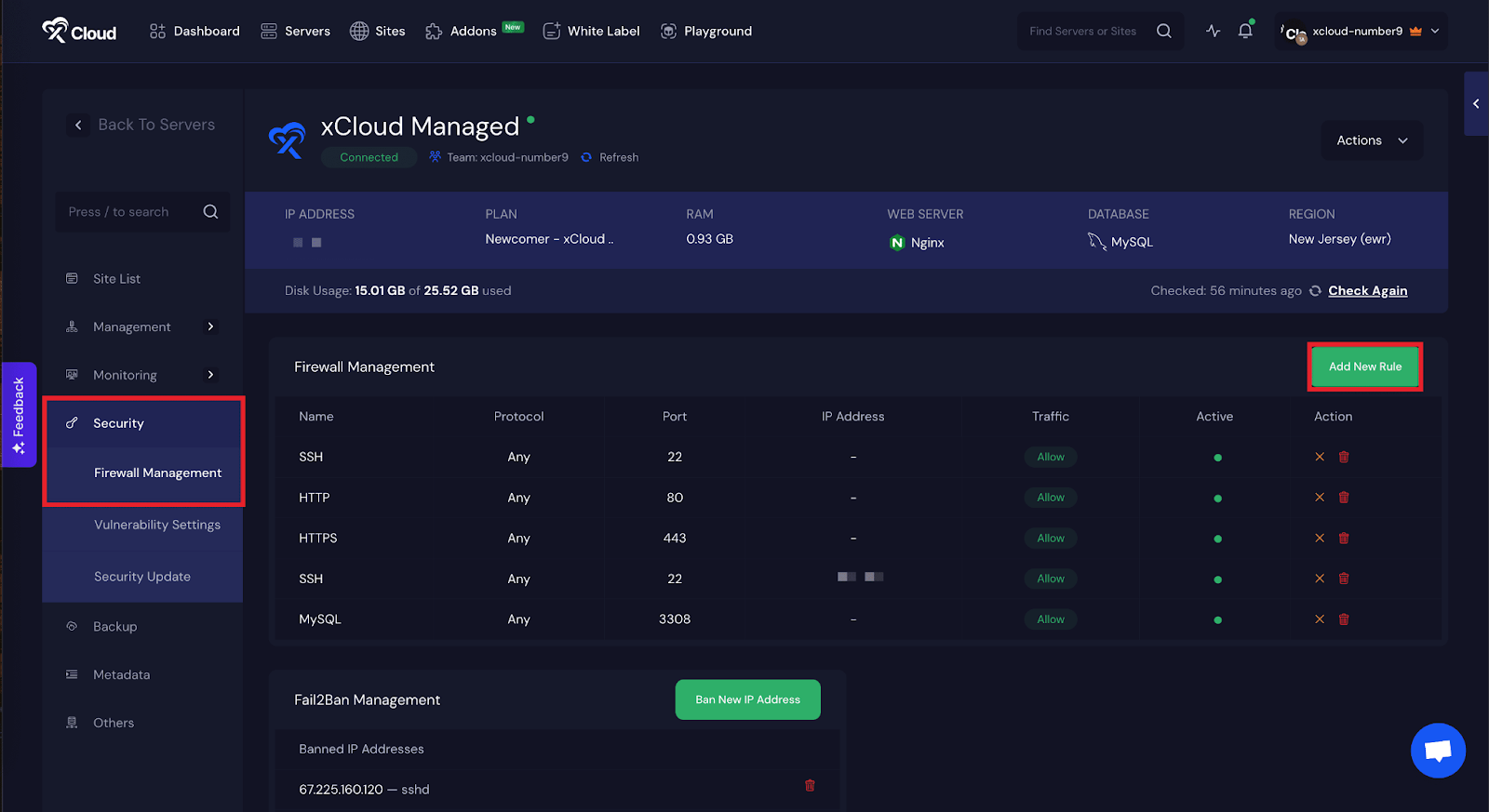 Access OpenLiteSpeed Webadmin