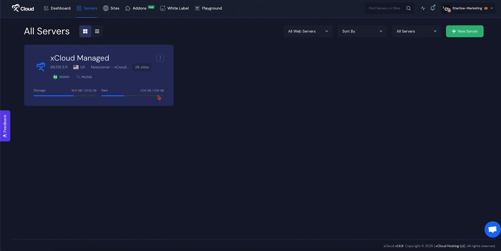 Monitor Server Resource Usage