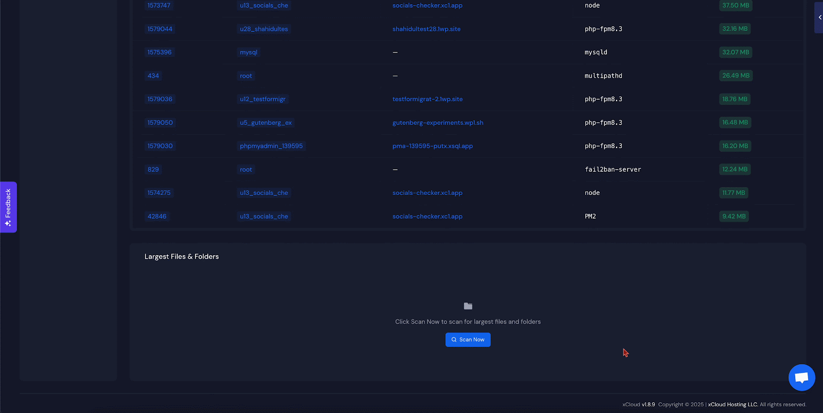 Monitor Server Resource Usage