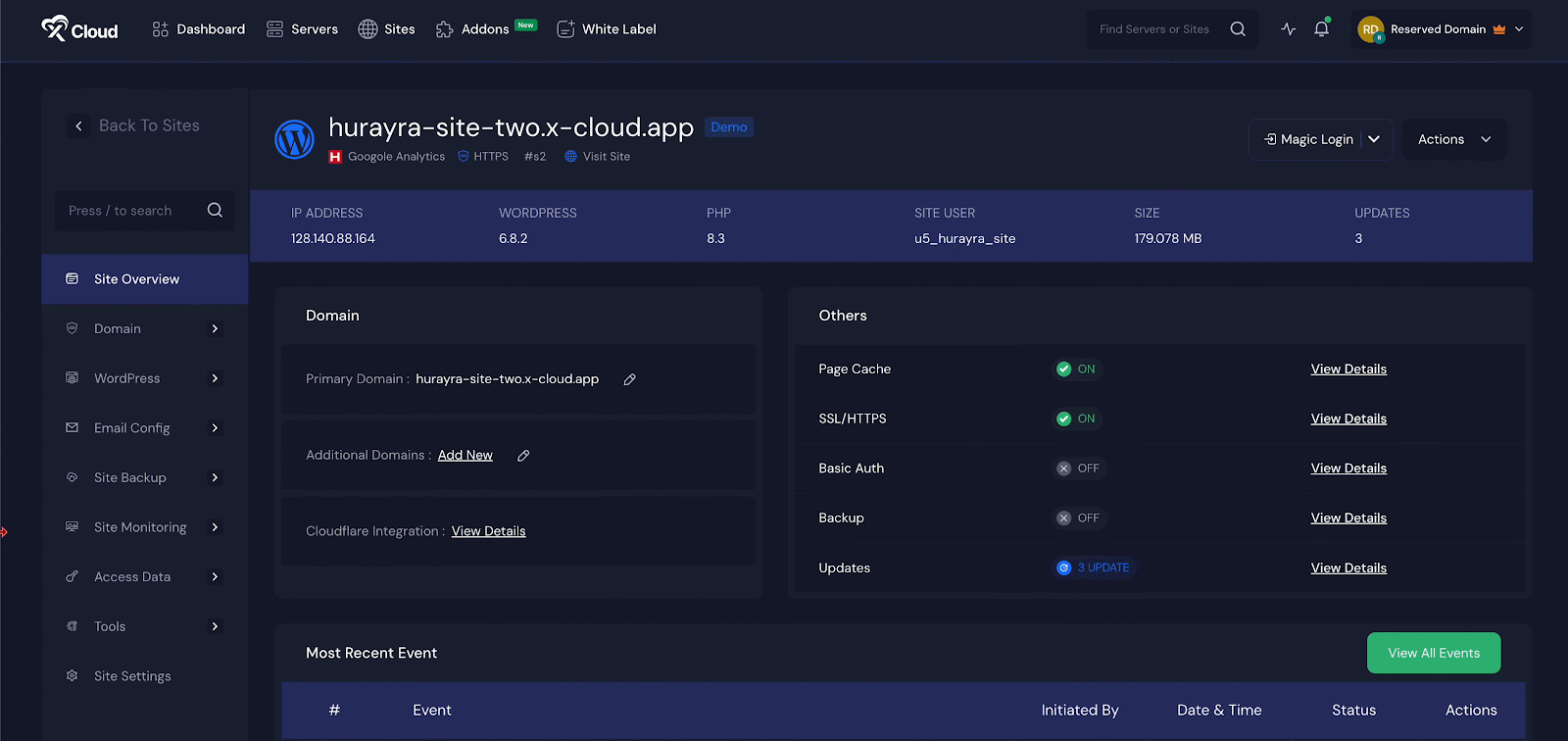 Access Page Speed Insights
