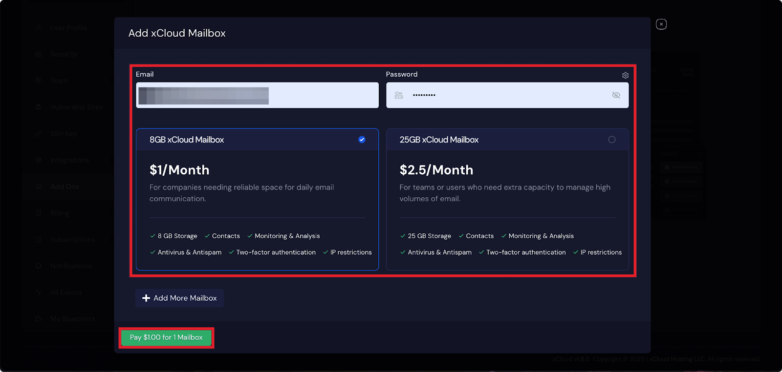 Domain Email Address