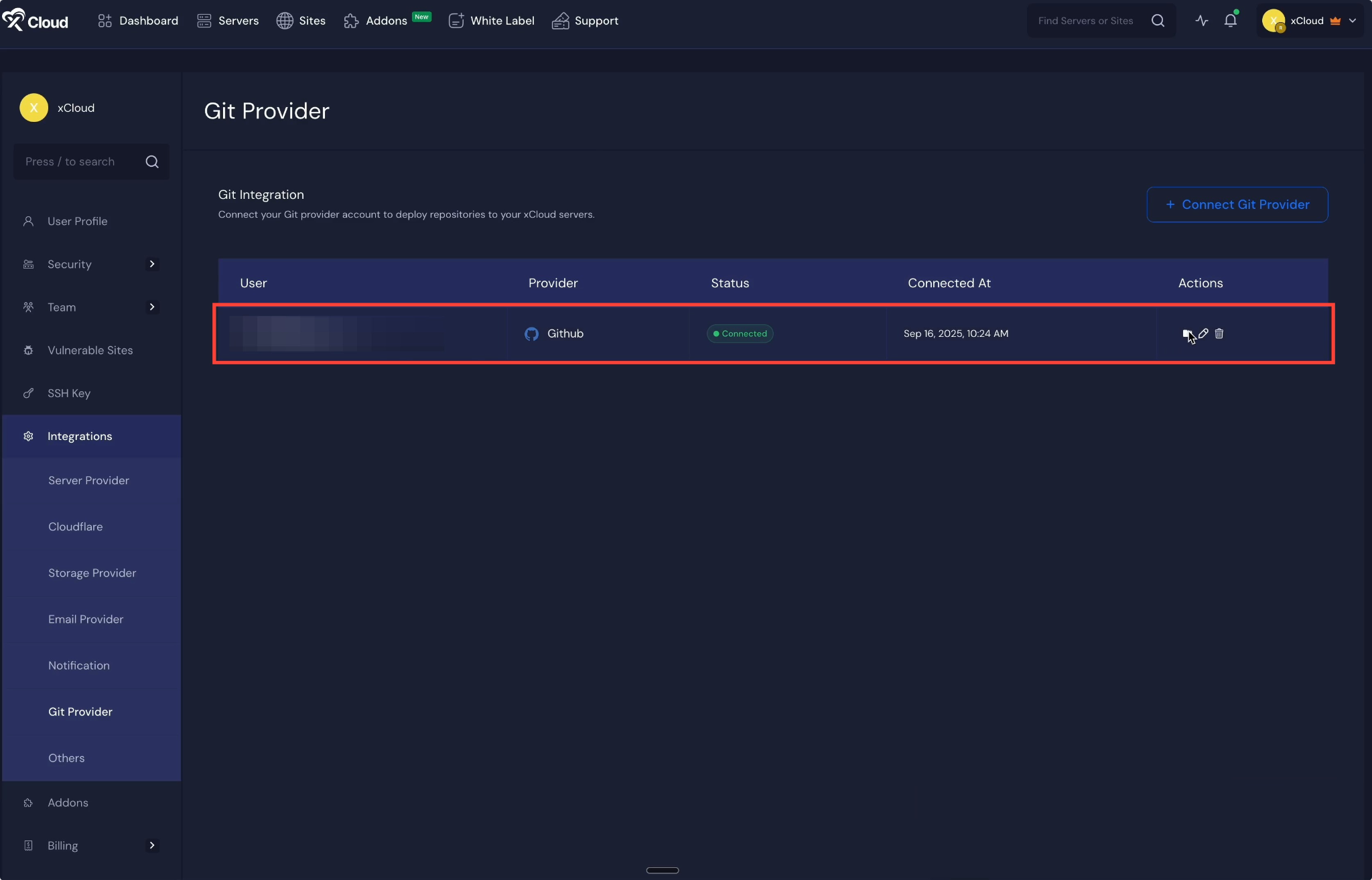 Integrate a Git Provider