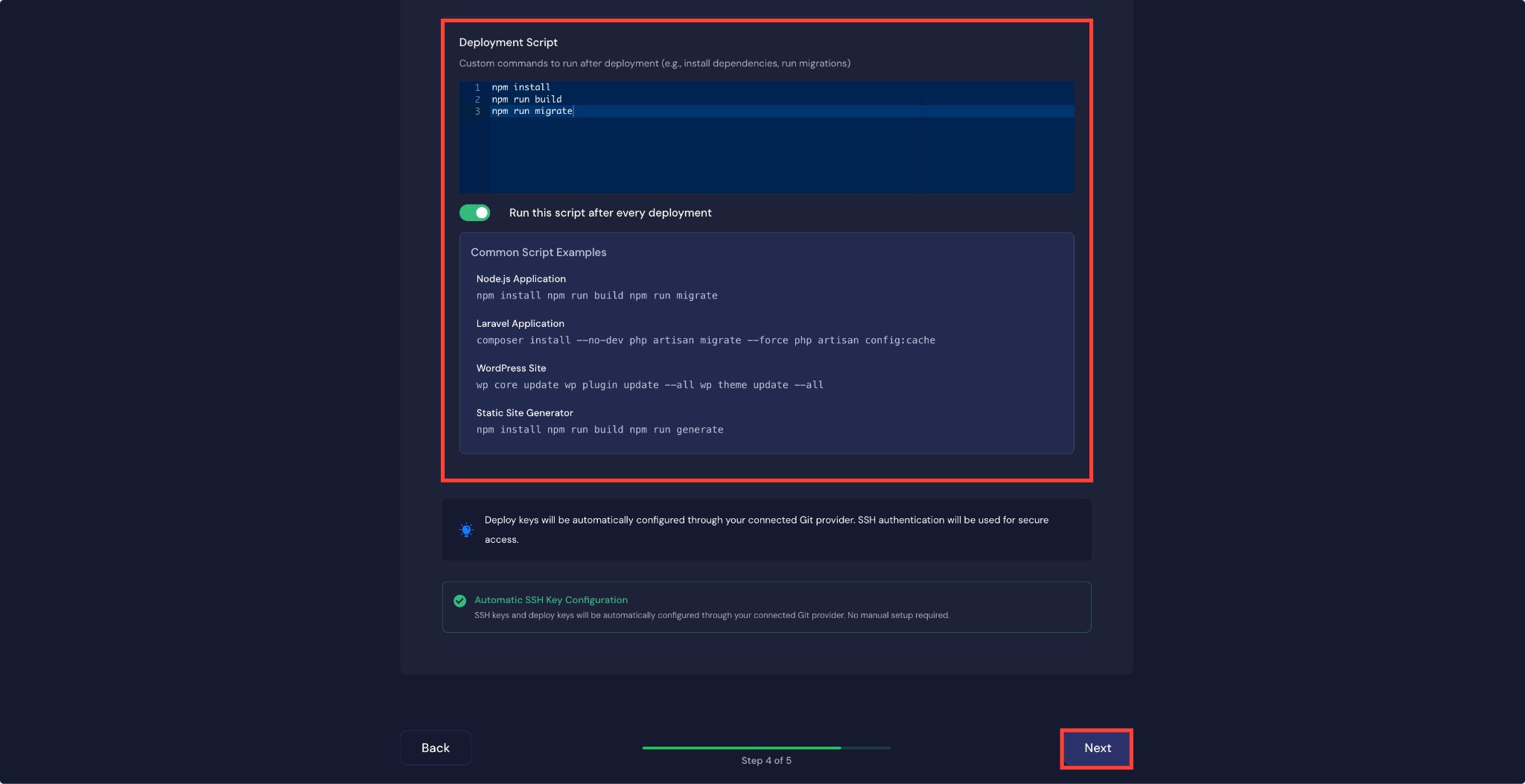 Integrate a Git Provider