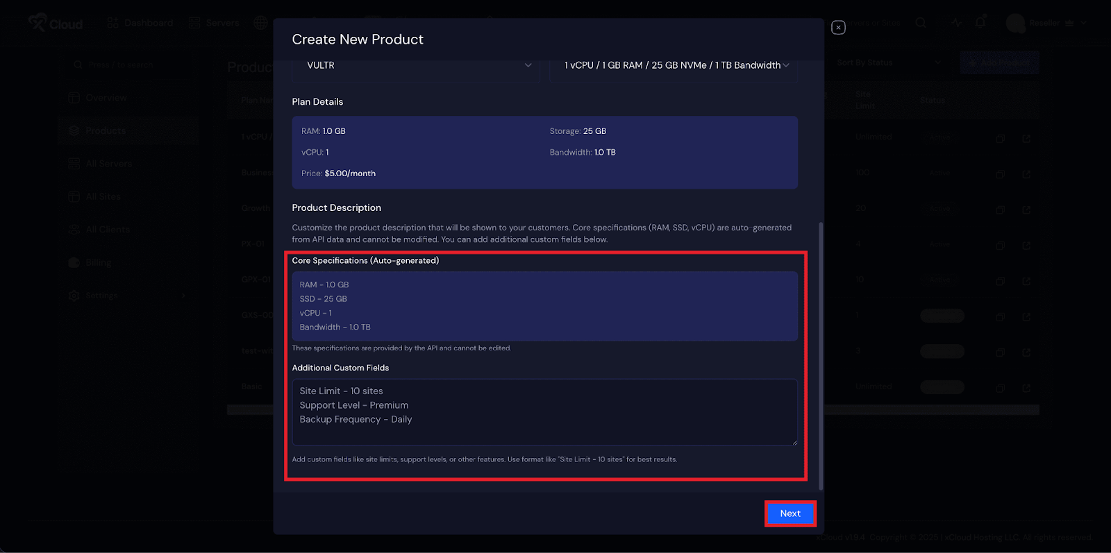 Resell Hosting with Self Managed Server Provider