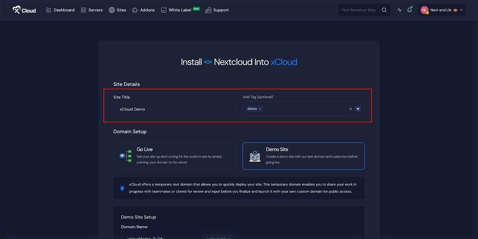 How to Set Up Nextcloud with One Click 
