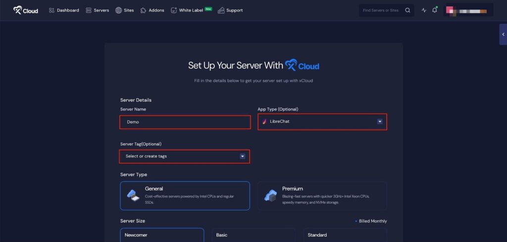 Deploy LibreChat with xCloud